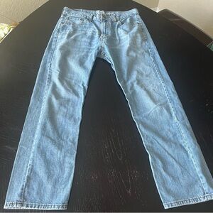 Levi Strauss Men's Light Blue Jeans 33W 30L EUC